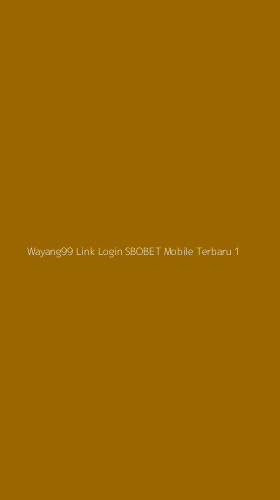 Tampilan Antarmuka Aplikasi Wayang99 Link Login Sbobet Mobile Terbaru - 1