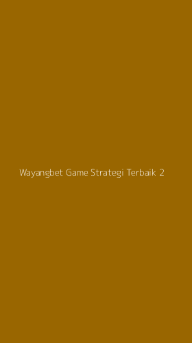 Tampilan Antarmuka Aplikasi Wayangbet Game Strategi Terbaik - 2