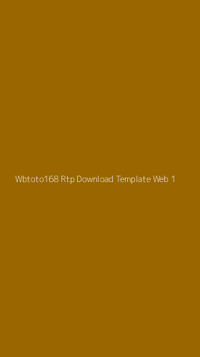 Tampilan Antarmuka Aplikasi Wbtoto168 Rtp Download Template Web - 1