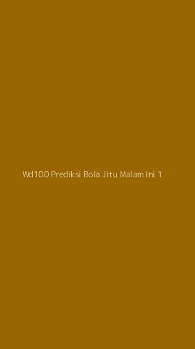 Tampilan Antarmuka Aplikasi Wd100 Prediksi Bola Jitu Malam Ini - 1