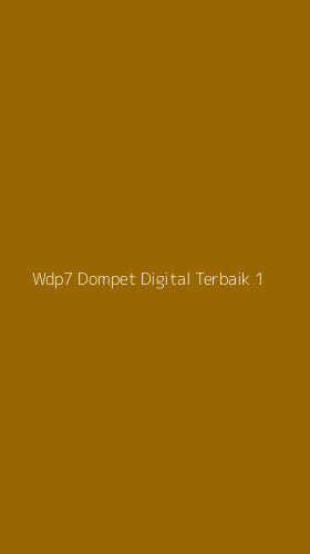 Tampilan Antarmuka Aplikasi Wdp7 Dompet Digital Terbaik - 1