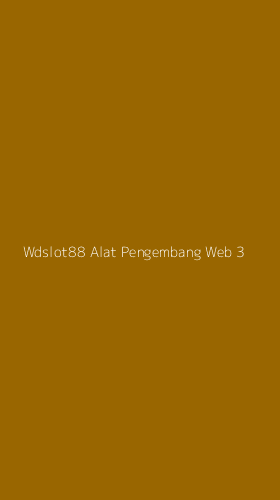 Tampilan Antarmuka Aplikasi Wdslot88 Alat Pengembang Web - 3