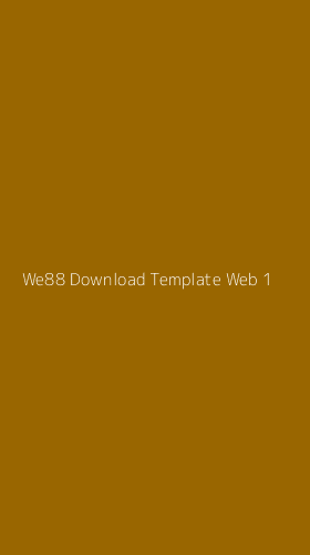 Tampilan Antarmuka Aplikasi We88 Download Template Web - 1