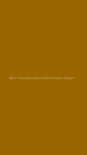 Tampilan Antarmuka Aplikasi Web77 Situs Resmi Bonus Referral Seumur Hidup - 4