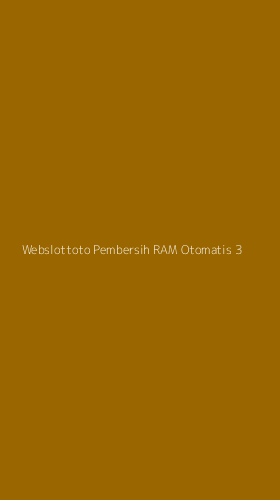 Tampilan Antarmuka Aplikasi Webslottoto Pembersih Ram Otomatis - 3