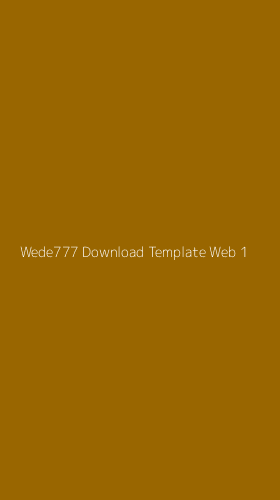 Tampilan Antarmuka Aplikasi Wede777 Download Template Web - 1