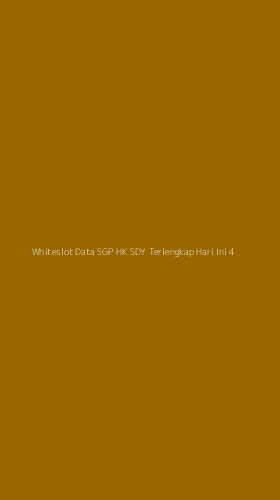 Tampilan Antarmuka Aplikasi Whiteslot Data Sgp Hk Sdy Terlengkap Hari Ini - 4