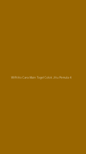 Tampilan Antarmuka Aplikasi Wifitito Cara Main Togel Colok Jitu Pemula - 4