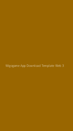 Tampilan Antarmuka Aplikasi Wigogame App Download Template Web - 3