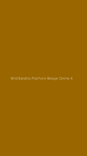 Tampilan Antarmuka Aplikasi Wild Bandito Platform Belajar Online - 4