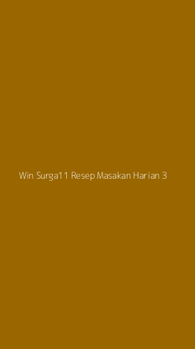 Tampilan Antarmuka Aplikasi Win Surga11 Resep Masakan Harian - 3