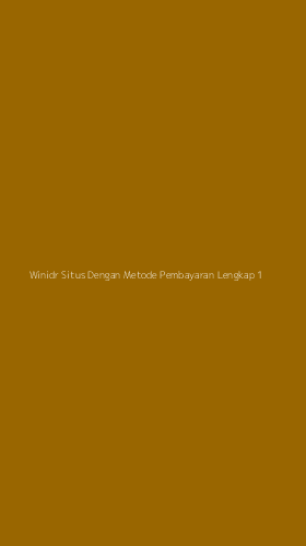 Tampilan Antarmuka Aplikasi Winidr Situs Dengan Metode Pembayaran Lengkap - 1