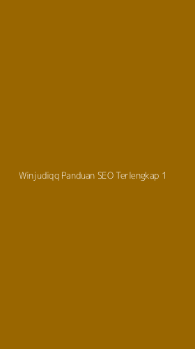 Tampilan Antarmuka Aplikasi Winjudiqq Panduan Seo Terlengkap - 1