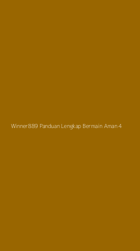 Tampilan Antarmuka Aplikasi Winner889 Panduan Lengkap Bermain Aman - 4