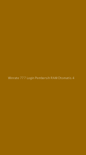 Tampilan Antarmuka Aplikasi Winrate 777 Login Pembersih Ram Otomatis - 4