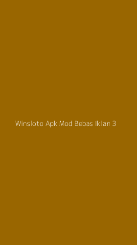 Tampilan Antarmuka Aplikasi Winsloto Apk Mod Bebas Iklan - 3