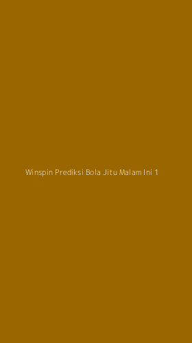 Tampilan Antarmuka Aplikasi Winspin Prediksi Bola Jitu Malam Ini - 1