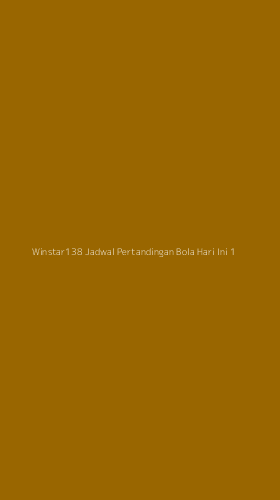 Tampilan Antarmuka Aplikasi Winstar138 Jadwal Pertandingan Bola Hari Ini - 1