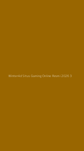 Tampilan Antarmuka Aplikasi Winter4d Situs Gaming Online Resmi 2026 - 3