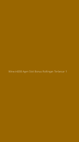 Tampilan Antarmuka Aplikasi Winwin838 Agen Slot Bonus Rollingan Terbesar - 1