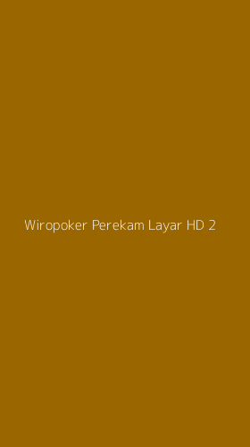 Tampilan Antarmuka Aplikasi Wiropoker Perekam Layar Hd - 2