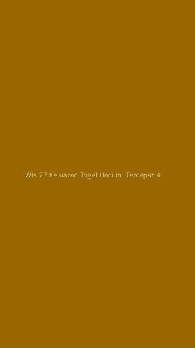 Tampilan Antarmuka Aplikasi Wis 77 Keluaran Togel Hari Ini Tercepat - 4