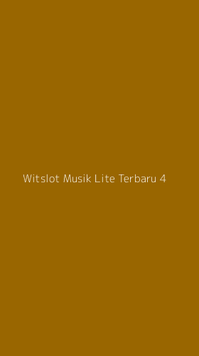 Tampilan Antarmuka Aplikasi Witslot Musik Lite Terbaru - 4