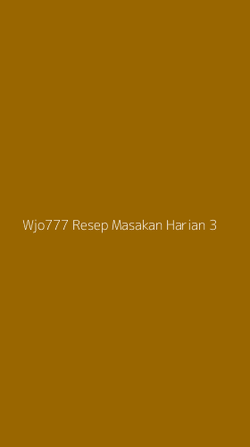 Tampilan Antarmuka Aplikasi Wjo777 Resep Masakan Harian - 3
