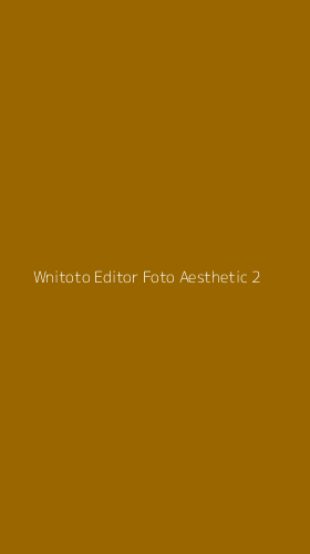 Tampilan Antarmuka Aplikasi Wnitoto Editor Foto Aesthetic - 2
