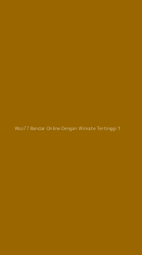 Tampilan Antarmuka Aplikasi Wso77 Bandar Online Dengan Winrate Tertinggi - 1