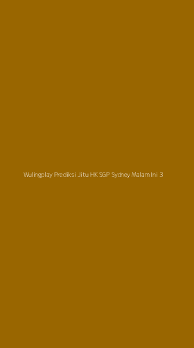 Tampilan Antarmuka Aplikasi Wulingplay Prediksi Jitu Hk Sgp Sydney Malam Ini - 3
