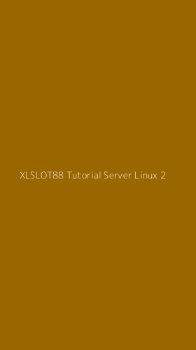 Tampilan Antarmuka Aplikasi Xlslot88 Tutorial Server Linux - 2
