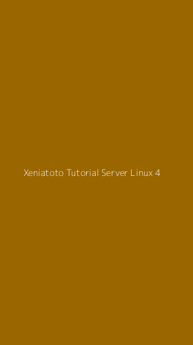 Tampilan Antarmuka Aplikasi Xeniatoto Tutorial Server Linux - 4