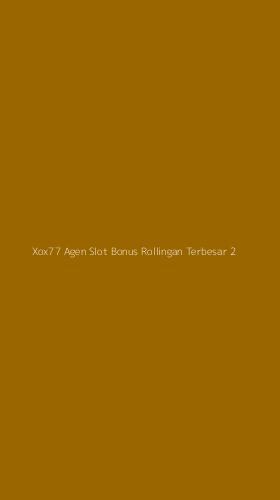 Tampilan Antarmuka Aplikasi Xox77 Agen Slot Bonus Rollingan Terbesar - 2
