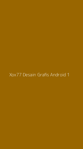 Tampilan Antarmuka Aplikasi Xox77 Desain Grafis Android - 1