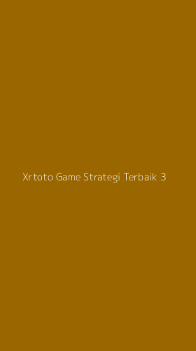Tampilan Antarmuka Aplikasi Xrtoto Game Strategi Terbaik - 3