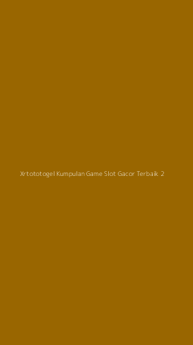 Tampilan Antarmuka Aplikasi Xrtototogel Kumpulan Game Slot Gacor Terbaik - 2