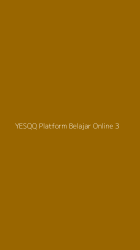 Tampilan Antarmuka Aplikasi Yesqq Platform Belajar Online - 3
