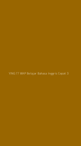 Tampilan Antarmuka Aplikasi Ying77 Wap Belajar Bahasa Inggris Cepat - 3