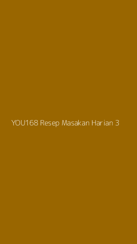 Tampilan Antarmuka Aplikasi You168 Resep Masakan Harian - 3