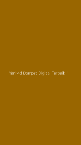 Tampilan Antarmuka Aplikasi Yank4d Dompet Digital Terbaik - 1