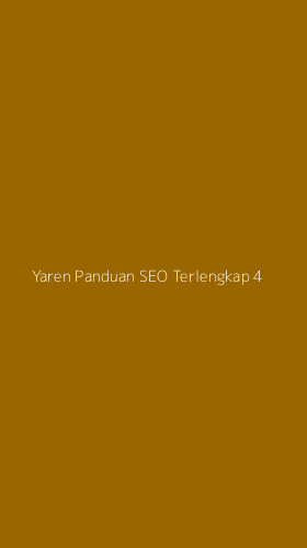 Tampilan Antarmuka Aplikasi Yaren Panduan Seo Terlengkap - 4