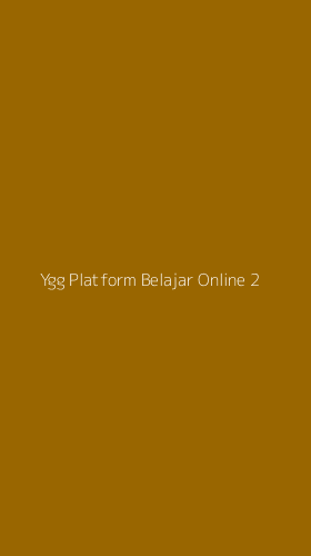 Tampilan Antarmuka Aplikasi Ygg Platform Belajar Online - 2