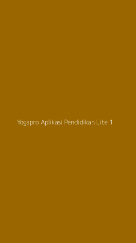 Tampilan Antarmuka Aplikasi Yogapro Aplikasi Pendidikan Lite - 1