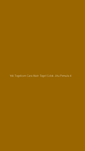 Tampilan Antarmuka Aplikasi Yok Togelcom Cara Main Togel Colok Jitu Pemula - 4
