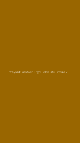 Tampilan Antarmuka Aplikasi Yonya4d Cara Main Togel Colok Jitu Pemula - 2