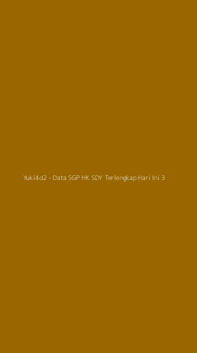 Tampilan Antarmuka Aplikasi Yuki4d2 - Data SGP HK SDY Terlengkap Hari Ini - 3