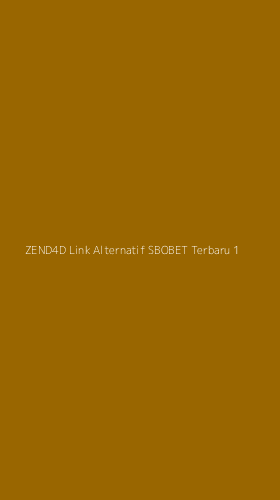 Tampilan Antarmuka Aplikasi Zend4d Link Alternatif Sbobet Terbaru - 1