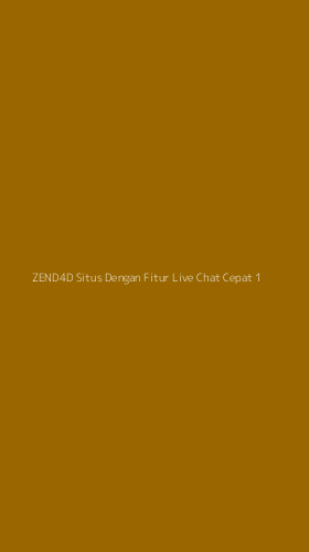Tampilan Antarmuka Aplikasi Zend4d Situs Dengan Fitur Live Chat Cepat - 1