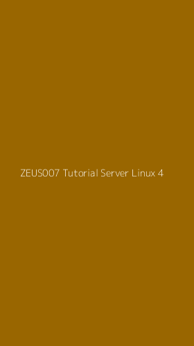 Tampilan Antarmuka Aplikasi Zeus007 Tutorial Server Linux - 4